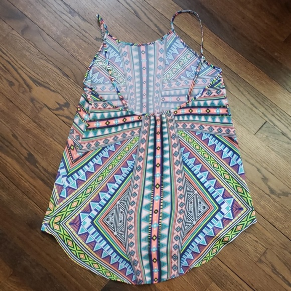 OP Tribal Print Beach / Pool Cover Up - Picture 6 of 8